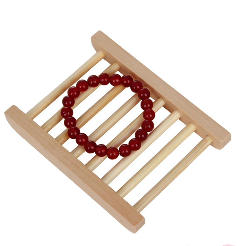 

Trapezoid Soap Dish Wooden Soap Dishes Natural Wood Soap Box Bath Holder Soap Ecological Care for Bath Shower Plate Bathroom