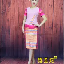 Летняя тайская Женская одежда для отеля и ресторана рабочая одежда тайская униформа официанта