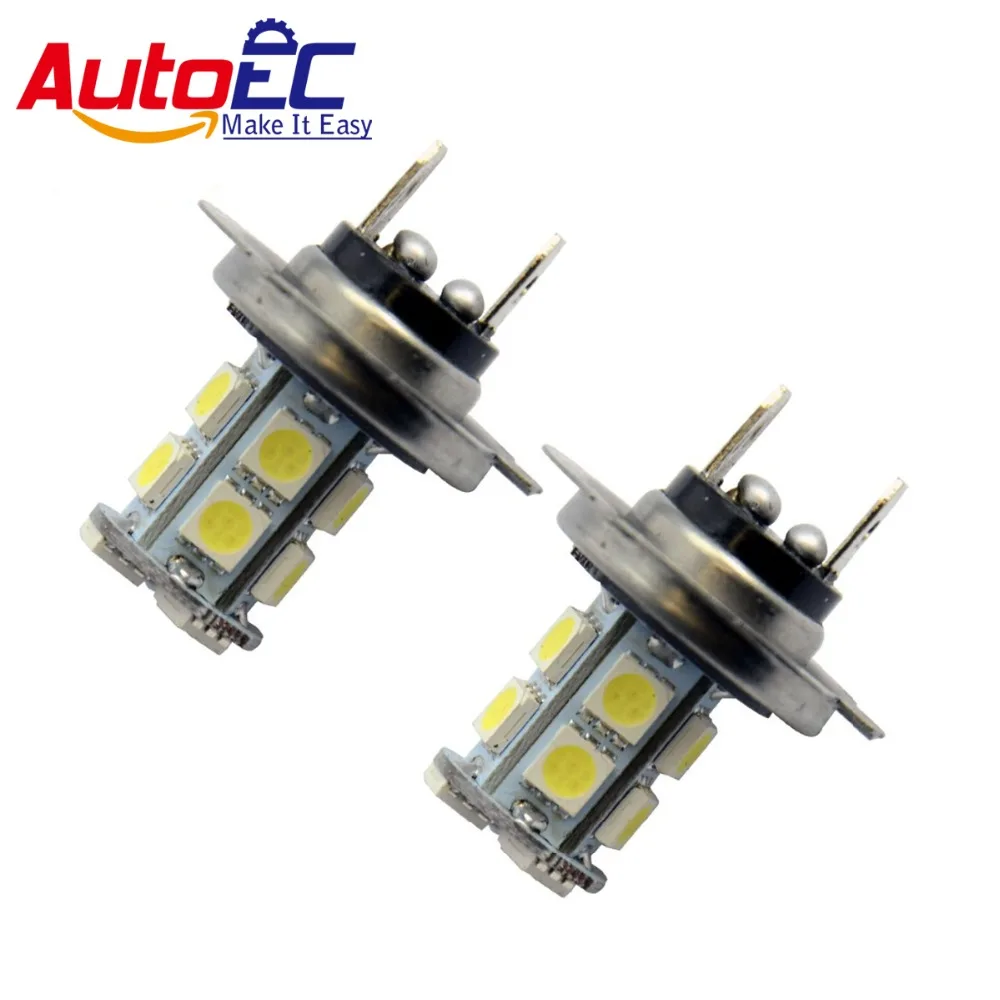 AutoEC H7 13 SMD 5050 ультра яркие красные/зеленые/белые автомобильные передние фары LED передняя противотуманная фара дальнего света 12 V 200 шт./лот# LJ12