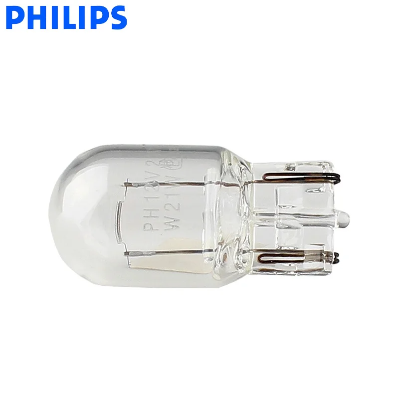 10 шт. Philips W21/5 Вт T20 7443 12V 21/5 Вт Премиум виденье Автомобильная оригинальная Стандартный Поворотная сигнальная лампа заднего хода световой стоп-сигнал 12066CP