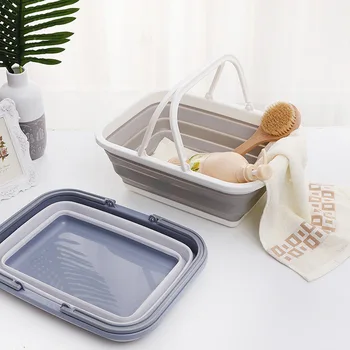 

Foldable Laundry Basket Canvas Storage Basket Barrel Creative Kids Toys Organizer Storage Barrel Container Home Supplies