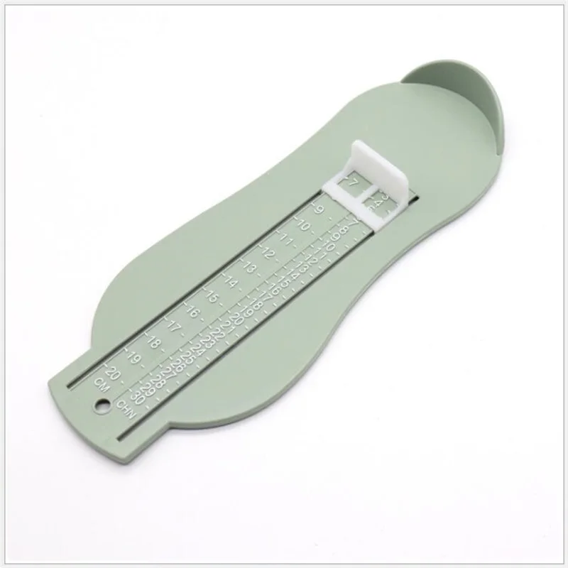 Измерительная обувь для младенцев, измерительная линейка, измерительный инструмент, детская обувь для малышей, обувь для младенцев - Цвет: Зеленый