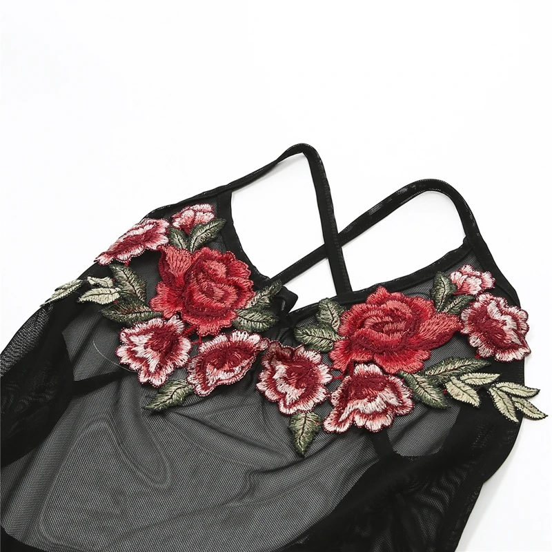 2018 Summer Women One Piece Lace UP Bandage Rose Monokini Swimwear Best Beachwear Sexy