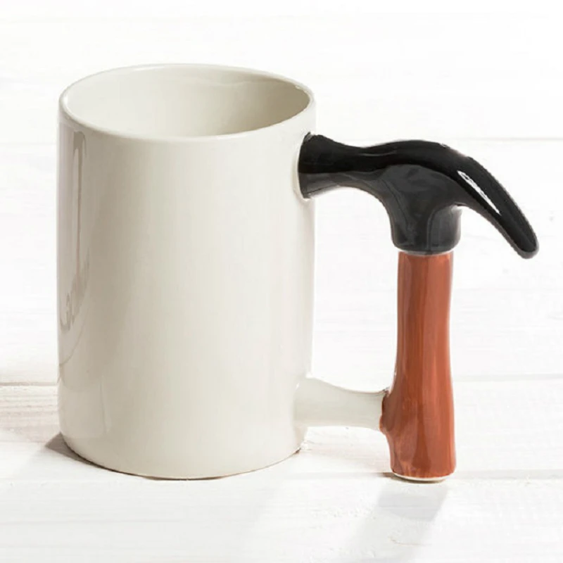 Creative Ceramic Mug Hammer Cup Personality Coffee Cup Gift Mug