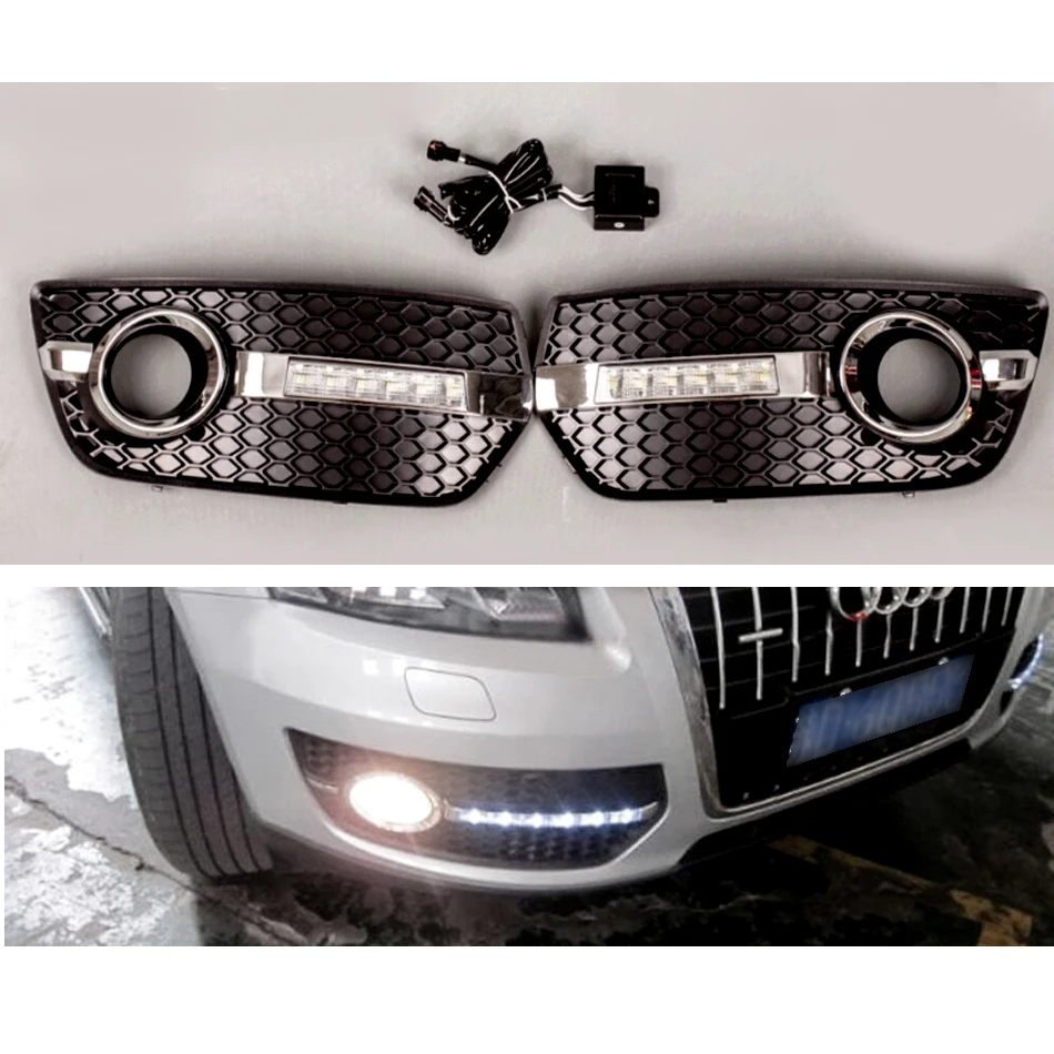 ROADOT 1 Set Car Styling DRL For Audi Q5 2010 2011 2012 2013 Daytime