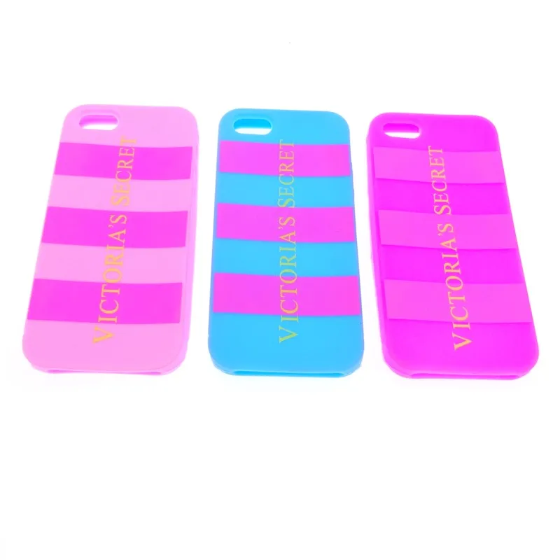 

New Fashion Colorful Stripe Print Patterned Victoria Style Soft Rubber Silicone Case for iPhone 5 5S 5G Phone Protective Cover