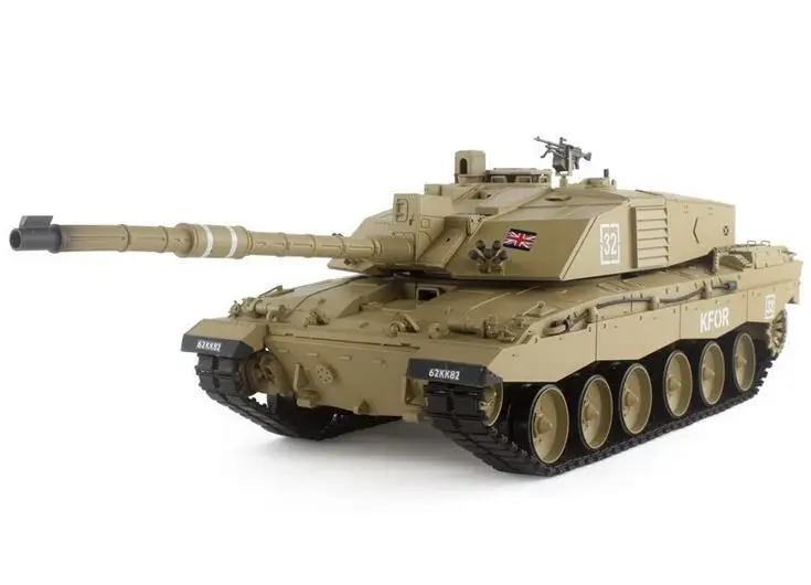 Радиоуправляемый основной боевой танк Challenger II в масштабе 1:16 2 4 ГГц 72 см дым и звук
