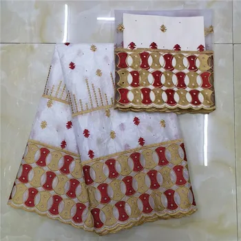 

African Bazin Riche Getzner 2019 white Embroidered Indian Bridal French Cotton Lace Nigerian Lace Fabric for wedding ky11-12