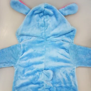 Baby rompers hello girls clothes new born baby Cartoon pajamas warm winter animal Pajamas roupas de bebe recem nascido 5