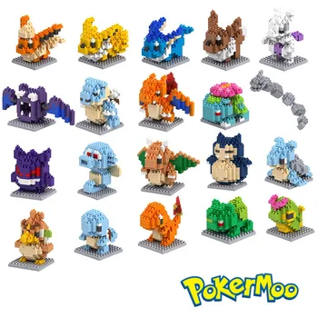 

20 Designs Pocket Monster Diamond Block Collect Toys 14 Years Old Young People Gift Toy
