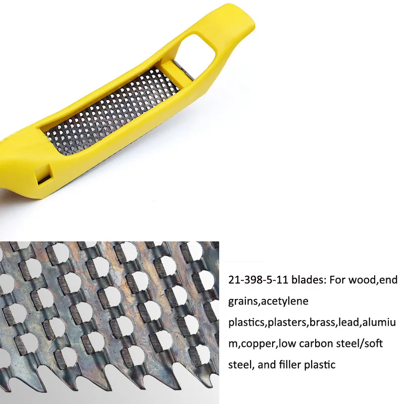 140mm Surform Aluminium Rasp Block with Blade for wood PVC etc. 