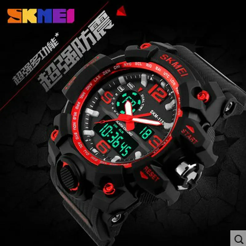 Китай поставщика relojes хронограф мужчины высокое качество dual time пластиковые