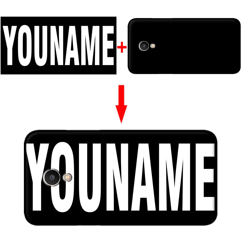 

mosirui For Meizu meilan M6 Personalized Customized DIY Name Photo Cover Case Colorful Black TPU silicone Printed Phone Shell
