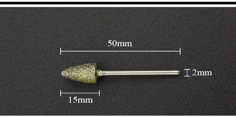 Бнг большое алмазное сверло для ногтей 3/3" Korund Burr резцы для фрезы для маникюра педикюра Инструменты для маникюра аксессуары для ногтей(F