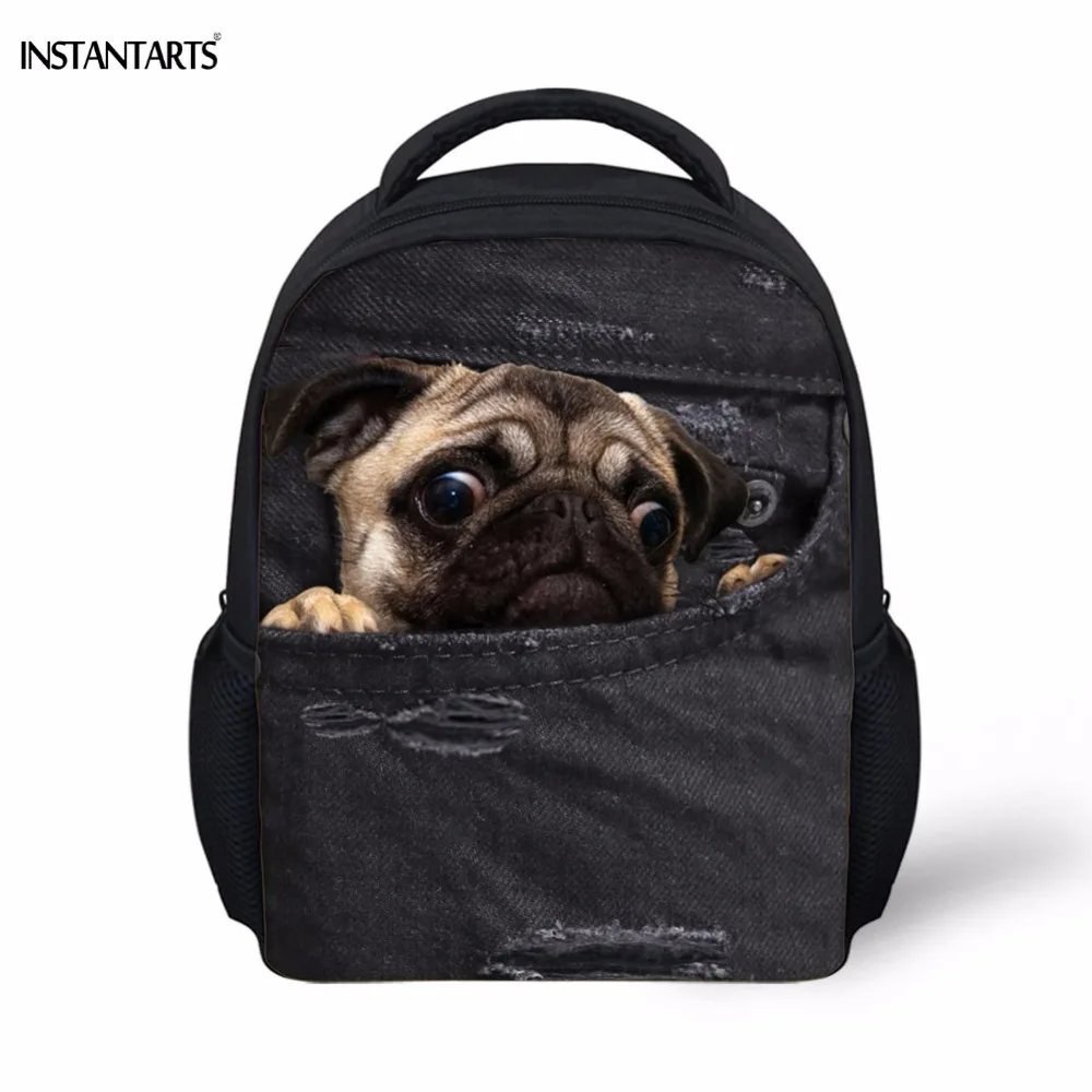 Buy INSTANTARTS Funny 3D Fake Denim Pocket Pug Dog