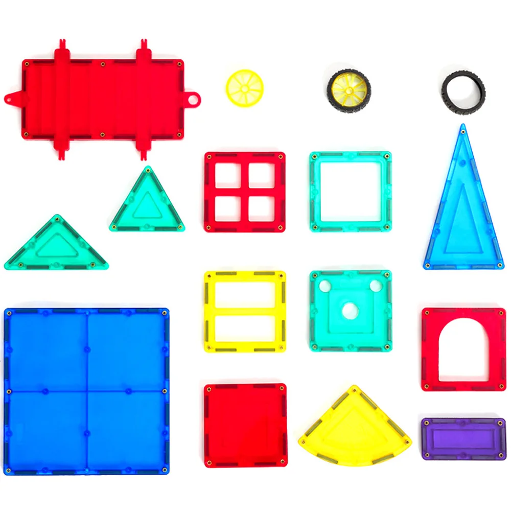 

1PCS Big Transparent Color Magnetic Construction Toys Modeling & Building Blocks Magnetic Designer Funny Toys for Children Gift