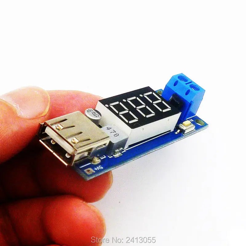 Автоматическая защита! DC 4,5-40 V до 5V 2A USB зарядное устройство светодиодный понижающий преобразователь вольтметр модуль низкой мощности