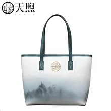 PMSIX новая женская сумка известных брендов художественная модная печать роскошные кожаные сумки женские сумки сумка на плечо