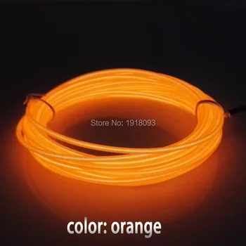 

1-5 Meter Flexible Neon Light Glow EL Wire Rope tube Cable Strip LED Neon Lights Shoes Clothing Car party decorative controller