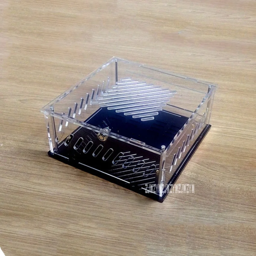 DIY Transparent Acrylic Computer Case Box Desktop PC Computer Chassis Case for mini ITX Version Mainboard Motherboard DIY Transparent Acrylic Computer Case Box Desktop PC Computer Chassis Case for mini ITX Version Mainboard Motherboard