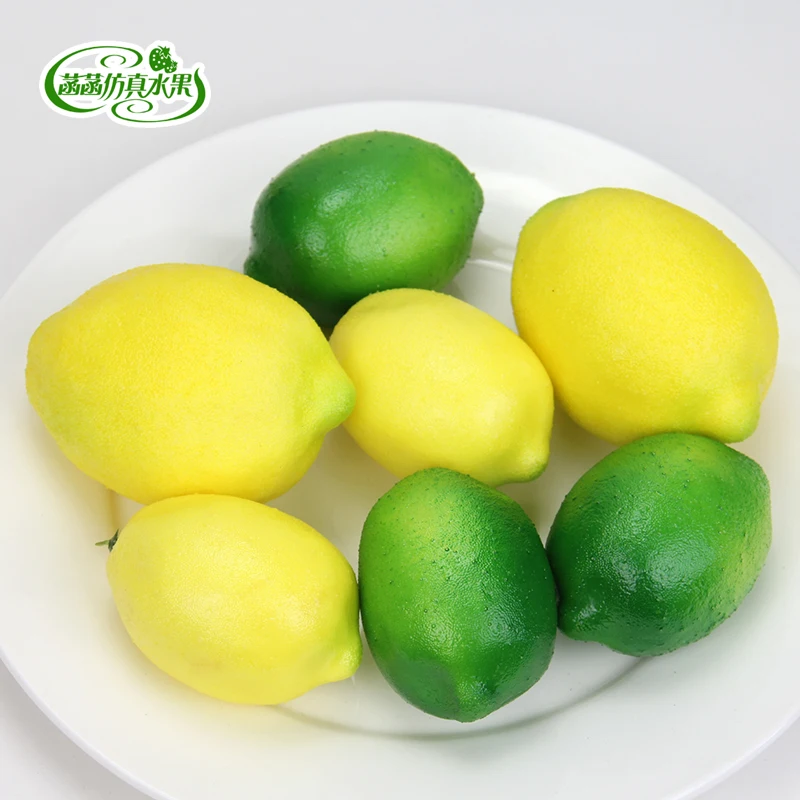 

High artificial lemon fruit model home props decoration
