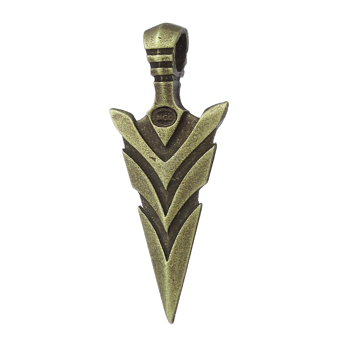 

Zinc Metal Alloy Charm Pendants Vintage Chinese Irregular Pendants Arrow Antique Bronze 48mm(1 7/8") x 20mm( 6/8"), 1 Pc