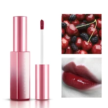 Sexy Moisturizer Wine Red Dark Berry Lipgloss Long Lasting Waterproof Tint Lip Gloss Embellish Lustrous Professional