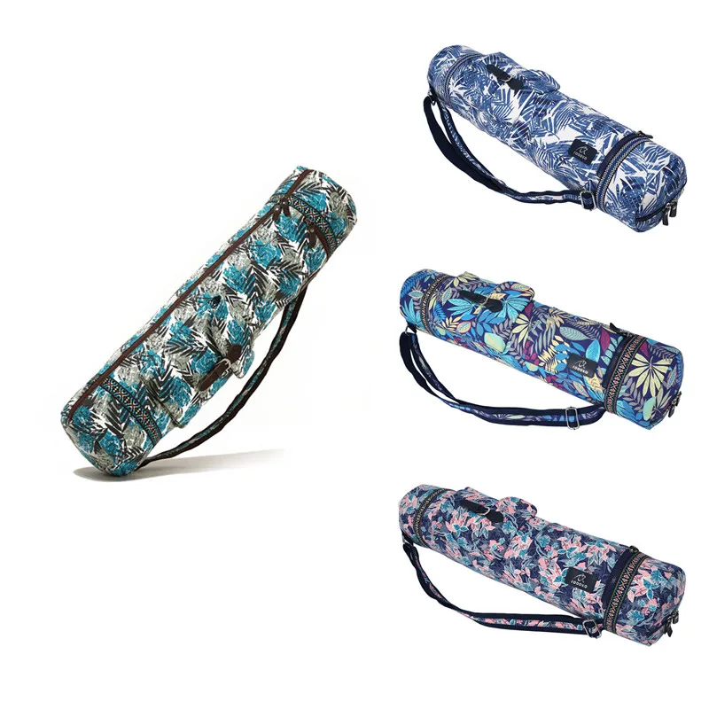 Printed Yoga Bag 72*18*18cm Yoga mat Bag Exersice Mat Bag Pilates Pad Backpack Sports Knapsack Fitness Dance Gymnastics Mat Case