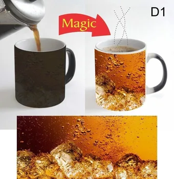 

Beautiful Sparkling Cola Color Change Magic Coffee Mug 11 Oz for Christmas Gift