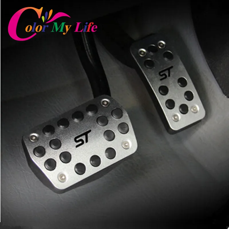 Stainless Steel Car Ccelerator Pedal Brake Pedal Clutch For Ford Focus