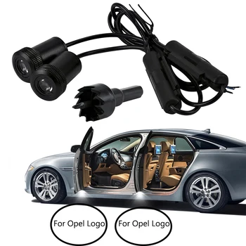 

2pcs 4pcs For Opel Logo Car Door Welcome Light For Kadett Ascona Insignia Ampera Combo Adam Cascada Ghost Shadow LED Projector