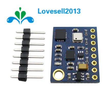 GY-89 10DOF I2C/IIC SPI L3GD20 LSM303D BMP180 Акселерометр, гироскоп магнитометр барометр датчик плата модуль GY89 для Arduino GY-89 10DOF I2C/IIC SPI L3GD20 LSM303D BMP180 Акселерометр, гироскоп магнитометр барометр датчик плата модуль GY89 для Arduino