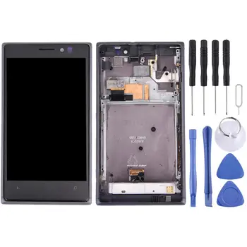 

100% Tested Repair Parts For Nokia Lumia 925 LCD Display+Touch Screen Glass Panel Assembly+Frame+Tools