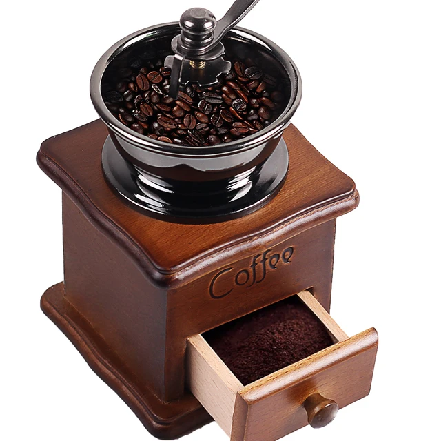 Holz Handgemachte Kaffeemühle Retro Holz Design Kaffeemühle Maker ... Holz Handgemachte Kaffeemühle Retro Holz Design Kaffeemühle Maker ...