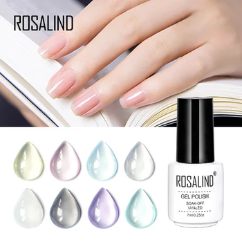 

Rosalind Gel 1S Nail Gel Lacquer Nail Art Jelly Series Gel Varnish UV Soak off Primer Fast Dry For Manicure