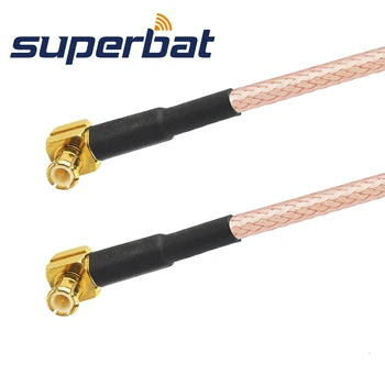 

Superbat RF Coaxial Cable MCX Plug to MCX Male Plug Right Angle RF Coaxial Jumper Cable Assembly
