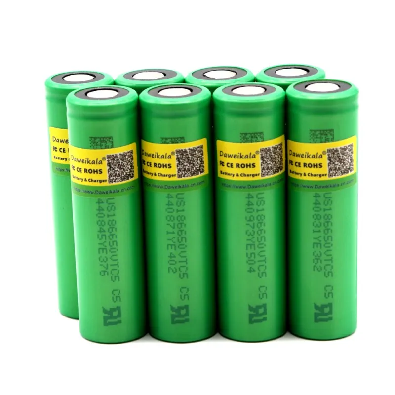 

2019/ Daweikala 100% Original 30A US18650 VTC5 Descarga 3.7 V 2600 MAH Baterias Recarregveis Para Sony 18650 Bateria