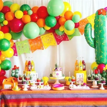 

Mexican Alpaca Cactus Banner LLama Birthday Party Decoration Mexican Cactus Birthday Festival Flags Party Event Supplies