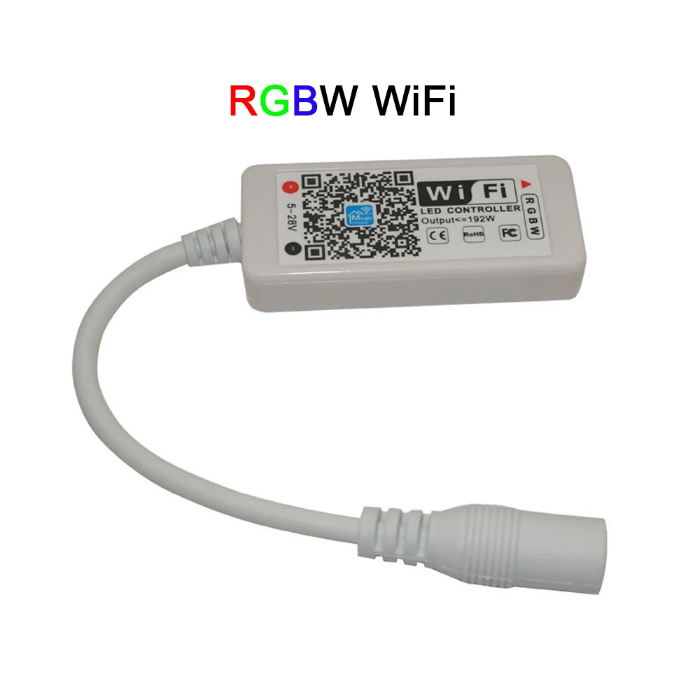 DC12-24V мини RGB RGBW RGBCW wifi Светодиодная лента контроллер IR RF пульт дистанционного музыкального времени 3ch 4ch 5ch 5 V wifi контроллер полосы по телефону AP
