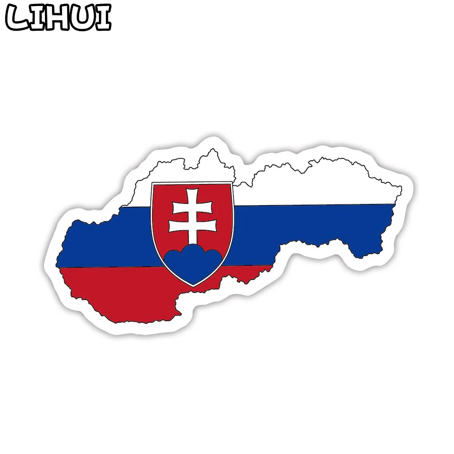 1 шт Флаг Словакии Стикеры игрушка для детей стран карту туристические наклейки для DIY Скрапбукинг чемодан Чемодан ноутбука двигателя