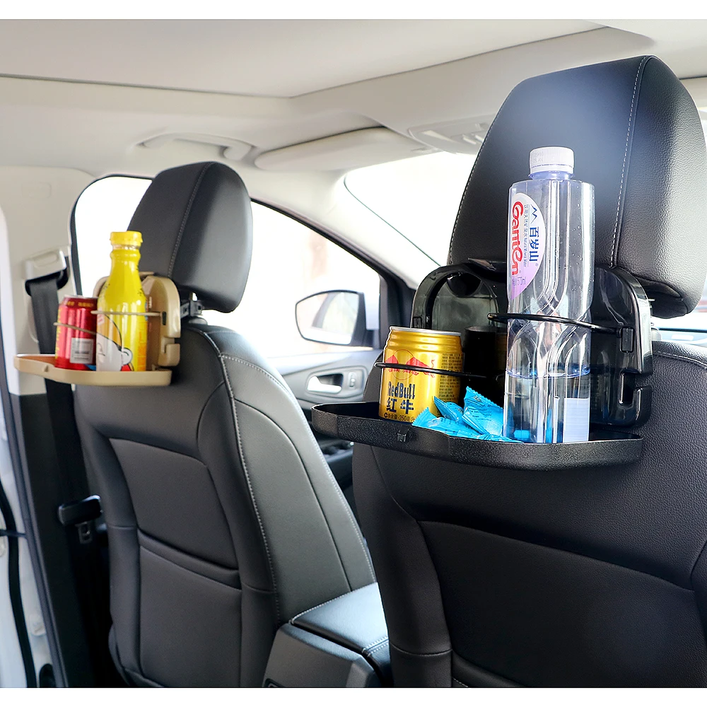 

Car cup holder Hot Selling Auto Drink Food Cup Tray Holder Stand Desk car folding table Car Back Seat Table