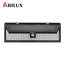 ARILUX AL-SL12 80 LED Solar Lamp PIR Motion Sensor Outdoor Solar Powered LED Garden Light Waterproof Emergency Wall Light Lamp
