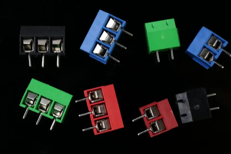 20 шт. планшетовые клеммные колодки с резьбой 5 0 мм|screw terminal block connector|terminal connectorblock