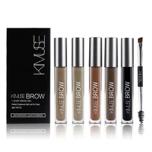 Натуральный Водонепроницаемый бровей усилители для бровей Гель для бровей Макияж Lasting чёрный; коричневый тонированные карандаш для бровей