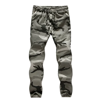 

New High Quality Jogger Camouflage Cargo Pants Men Fitness Bodybuilding Gyms Trousers Runners Clothing Drawstring Sweatpants