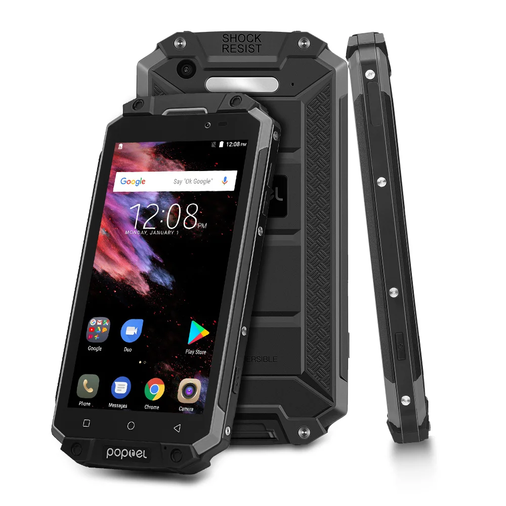 POPTEL P9000 Max 4 Гб 64 IP68 водонепроницаемый ударопрочный смартфон 5 &quotFHD MT6750V