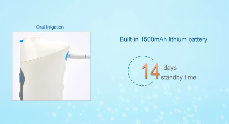 Профессиональный ирригатор воды 180 мл портативное орошение полости рта перезаряжаемые зубные нити зубы отбеливающий для полости рта Уход Набор