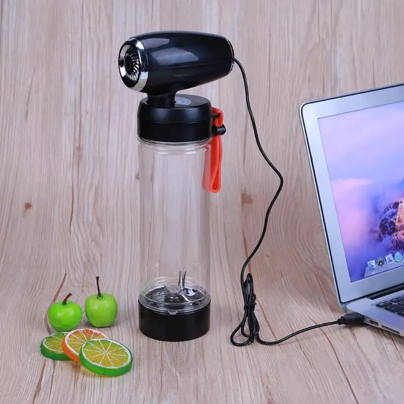 3 в 1 Портативный Нержавеющая сталь бытовой электрический Smoothie Maker USB кувшин блендера фрукты соковыжималка мясорубку