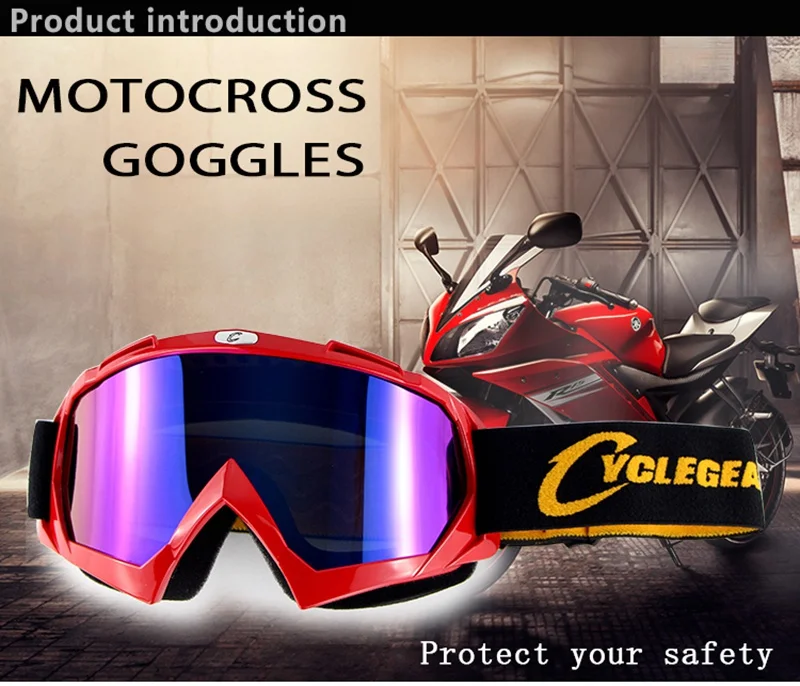 Cyclegear CG01 очки для мотокросса анти-ветер moto rcycle очки анти-УФ occhiali moto gafas cross