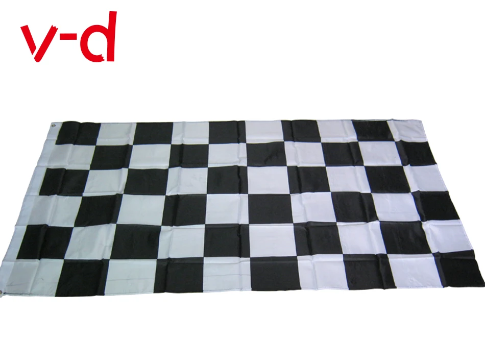 xvggdg черно-белый плед баннер 3* 5ft автомобильные гонки флаг гонки клетчатые флаги Мотоспорт, гонка баннер